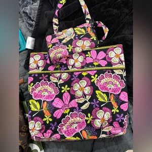 Vera Bradley Shoulder Purse with Wallet